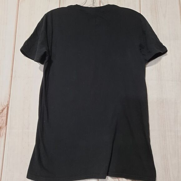 Chiefs Women's Black 100% Cotton Short Sleeve Pullover‎ T-Shirt Size Small - Picture 2 of 4